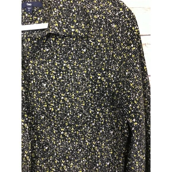 Gap Size 2 Button Front Dress Gathered Waist - Picture 2 of 9